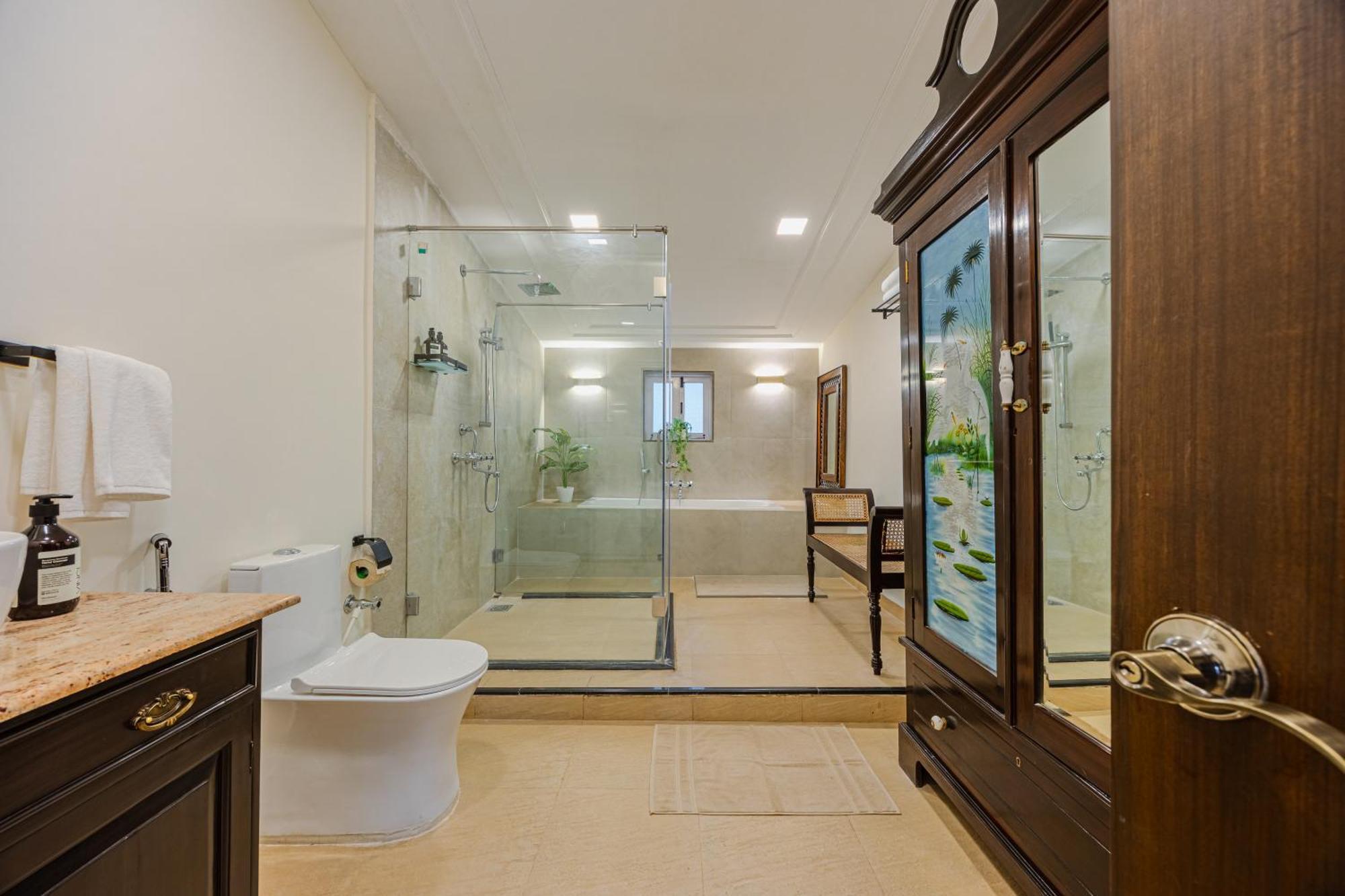 Elivaas 4 Bhk Villa Near Beach With Private Pool & Bar - Casa Boa Vida แคนโดลิม ภายนอก รูปภาพ