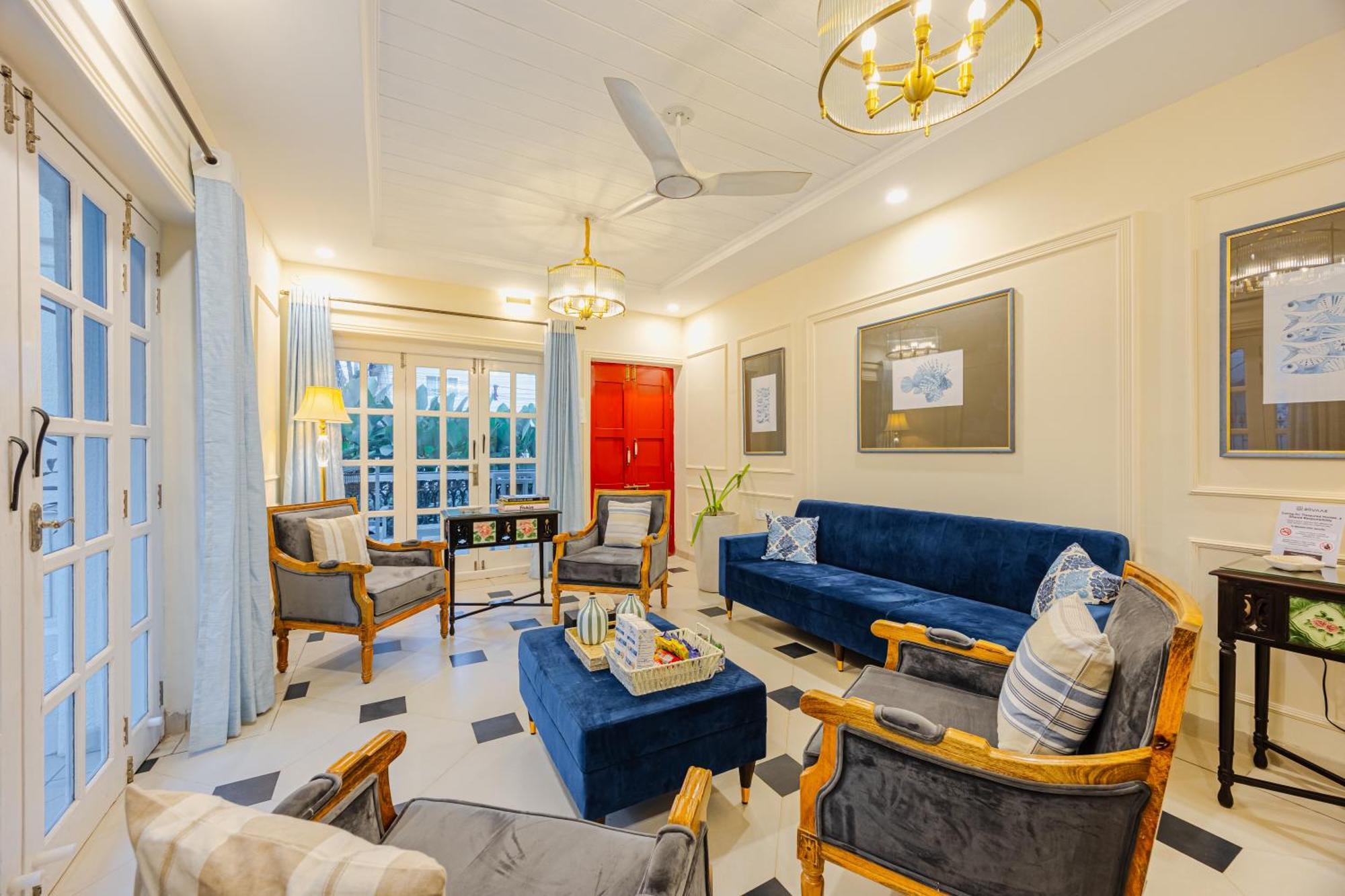 Elivaas 4 Bhk Villa Near Beach With Private Pool & Bar - Casa Boa Vida แคนโดลิม ภายนอก รูปภาพ